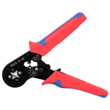 HSC8 6-4 0.25-10m㎡ AWG23-7 Ferrule Crimping Tool Kit High Hardness Crimper Plier with 1200pcs Wire Ferrules Crimp Ends Terminal