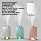 Cool Mist Humidifier for Bedroom Air Humidificador Ultrasonic Whisper Diffuser Quiet Easy Clean