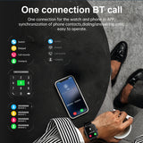 T11 Smart Watch BT Call 1.75inch HD Screen Blood Pressure DIY Watch Face Built In Speaker Microphone Smartwatch