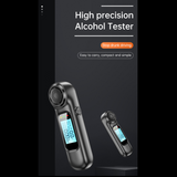 Non-Contact High-Precision Alcohol Tester With Digital LCD Screen Rechargeable Breath Alcohol Tester Breathalyzer Analyzer