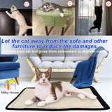 Cat Scratch Pad Sisal Scratcher Mat with Velcro Sharpen Nails Cat Toys Sofa Furniture Protector Foot Chair Scratching Cat Supply