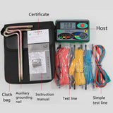 0-2000 Megohmmeter Digital Earth Tester Ground Resistance Tester Meter Real Digital Tester Digital Earth Ground