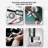 Deli 0-150mm Vernier Caliper Stainless Steel LCD Digital Caliper 6 inch Instrument Depth Measuring Tools