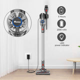 TOCMOC 22000Pa Cordless Vacuum Cleaner With Many Accessories and LED Electric Brush Suitable for Floors/Carpets/Animal Hair T200