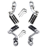 1-1/4" Foot Pegs Rests Pedals Motorcycle Replacement Engine Guard Mount Made of high reliable quality and durable material