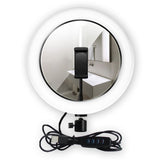 LED Ring Light with Tripod Stand With Makeup Mirror Ring Lamp Selfie Stick Studio Photography Lights For Video Live YouTube