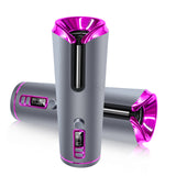Professional Spin N Curl Auto Hair Curler LCD Display USB Rechargeable Spiral Curls Curling Iron Automatic Wireless Hair Curler
