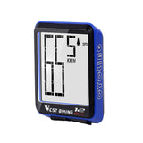 Wireless Bike Computer Bicycle Speedometer Waterproof LCD Stopwatch Backlight AutomaticTime Wake-Up & Multi-Functions Distance