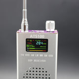 Handheld Radio Receiver ATS100 si4732 150K~30MHz 64M~108MHz FM RDS AM LW MW SW SSB LCD Display with Whip Antenna