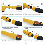 Underwater Pulse Dive Metal Detector 2 In 1 Underwater Detector Pinpointer Detector IP68 Waterproof Audio Vibrations LED Alerts