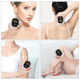 Electric Cupping massage LCD Display Guasha Scraping EMS Body massager Vacuum Cans Suction Cup IR Heating Fat Burner Slimming