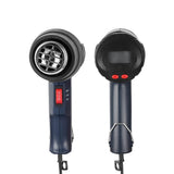 Digital Display Electric Hot Air Gun Temperature-controlled Building Hair dryer Heat gun Soldering Tools Adjustable+3Nozzle 220V