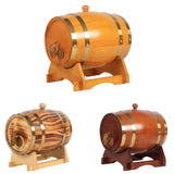 Oak Barrel, 1.5 L / 3 L Oak Storage Barrel Built-In Foil Liner To Store Your Own Whiskey, Beer, Wine, Bourbon, Brandy