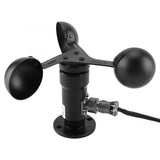 4-20mA Anemometer Wind Speed Sensor Pulse Signal Output Aluminum Alloy Wind Speed Detector Wind Measuring Instrument HighQuality