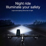 CycLE ZoNE Bicycle Light Set 4T6LED Flashlight Aluminum Alloy Equipment Night Riding Rotating Highlight Riding Front