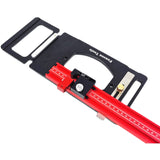 90 Degree Angle Stop for Festool and Makita Rails Track Saw,Square Guide Rail Clamp Woodworking Aluminum Right Angle Guide Plate