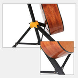 Universal Little Guitar Ukulele Stand with Neck Holder Folding Tripod Floor Stand for Ukulele Other Stringed Instrument