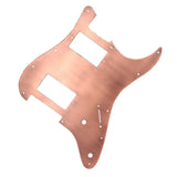 Aluminum Alloy HH Pickguard Anti-scratch Plate for Strat ST Electric Guitar