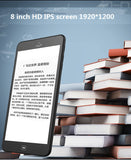 New 16GB ROM+2GB RAM WIFI Ebook Reader 8 Inch 1920x1200 HD Touch Screen Front Light 4980mah Android Buletooth E-Reader w/ Camera