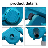 Electric Blower Strong Wind Leafs Blower Stepless Speed Change Dust Removal Fan Lithium Battery Power Supplys Home Snow Cleaner