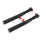 Gimbal Stabilizer Upgrade Parts Long Service Life Dual Handle Grip Extend Stand 1/4 Inch Screw Hole for RS2 Camera Stabilizer