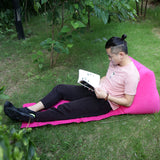Inflating Beach Camping Lounger Back Pillow Cushion Chair Air Bed Outdoor Tools for Picnic BBQ Garden Backyard