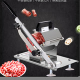 Manual Food Meat Vegetable Slicer Multifunction Lamb Roll Beef Slicing Machine For Household And Commercial