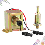 Universal 12V Copper Oil Burning Pump Car Refitting Fuel Pump for Automotive Car Vehicle 1PC