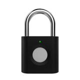 Mini Smart Fingerprint Padlock USB Recharge Waterproof Electronic Lock Keyless Anti-theft Security Door Lock Luggage Suitcase