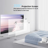 Salange D3000 Full HD Projector,Native 1920x1080P 6500 Lumens Home Theater LED Proyector Supported 4K 3D Mini Video Beamer