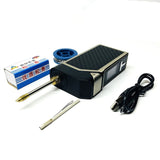 Rechargeable Electric Soldering Iron Wireless Mobile Portable Internal Heating 200W Soldering Station PIO+T-PRO/XPRO Random