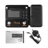 Muslady MU100 Processor Electric Guitar Effect Pedal Guitar Multi-effects Pedal Supports 180s Loop Recording Tuner Tap Scale