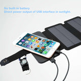 20W Folding Solar Panels Cells Charger Power Battery Sun USB Output Fast Charging Devices Portable for Smartphones