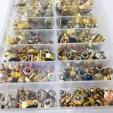 1 Box/Set Watch Crowns Parts Replacement Accessories 3.0 ~ 7.0 mm Copper Watch Assorted Head Quartz Watches Crown Repair Parts