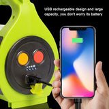 Outdoor Camping Fishing Flashlight Multi-Modes High Brightness Tent Lantern LED Emergency Hand Light USB Rechargeable Light