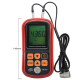GM130 digital thickness gauge Ultrasonic 1-300mm steel width tester Professional metal thickness gauge