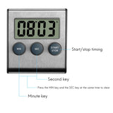 Kitchen Timer, Digital Kitchen Timer, Loud Alarm Stainless Steel Timer for Kitchen Cooking, Baking,Sports Games