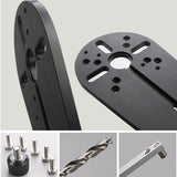 Wood Router Milling Circle Groove Circle Cutting Jig for Bosch Makita Electric Hand Trimmer Milling Circle Groove Tools