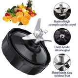 For Ninja Replacement Parts 7 Fins Extractor Blades and 24OZ Ninja Blender Cup with Sealing Lid,for Nutri Ninja Auto IQ