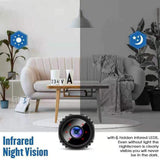 W8 Mini 1080P Full HD WiFi IP Camera 2MP Wireless Nanny Cam IR Night Vision Motion Detection Home Security Surveillance Camera
