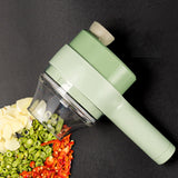 Portable Vegetable Cutter Wireless Electric Garlic Minced Garlic Masher Multi-Function Mini Slicer