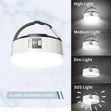 USB Solar Camping Light With Remote Control Hanging Waterproof Tent Light Outdoor Lamp For Camping Hiking Emergency Outdoor Tool