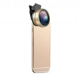 2022.Universal Mobile Phone Lens 2 in 1 Universal 37mm 0.45X 49UV Wide Angle Macro Cell Phone Camera Lens Kit Phone Accessories