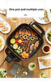 Electric hot pot multi functional electric cooker electric cooker household Korean electric frying pan large capacity electric