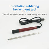 75W High Power Electrostatic Protections Mini 200-480℃ Temperature Adjustment Soldering Station and Electric Soldering Iron Set