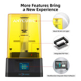 ANYCUBIC 3D Printer Photon Mono UV Light Hardening LCD Resin 3D Printer with 50mm/h Fast Printing Speed, Print Size 130x82x165mm