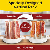 2PCS Yummy Can Bacon Microwave Grill Bacon Grill Pan Kitchen Oven Grill Box Grill Pot