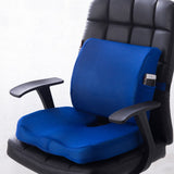 Comfortable Memory Foam Lumbar Back Pillow Support Back Cushion Home Office Car Seat Cushion Set