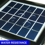 220V 2400mAh Portable Solar Panel Power System USB Charging Generator Camping With LED ABS Solar Panel KIt Light 6V/2W