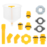 1 Set Radiator Coolant Filling Funnel Kit Spill Free Coolant Filling Tool